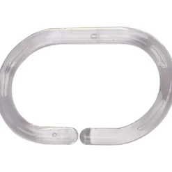 SET DE 12 ANNEAUX DE DOUCHE PS   TRANSPARENT