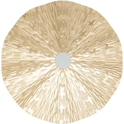 SET 3 DECOS MURALES LESLIE METAL OR