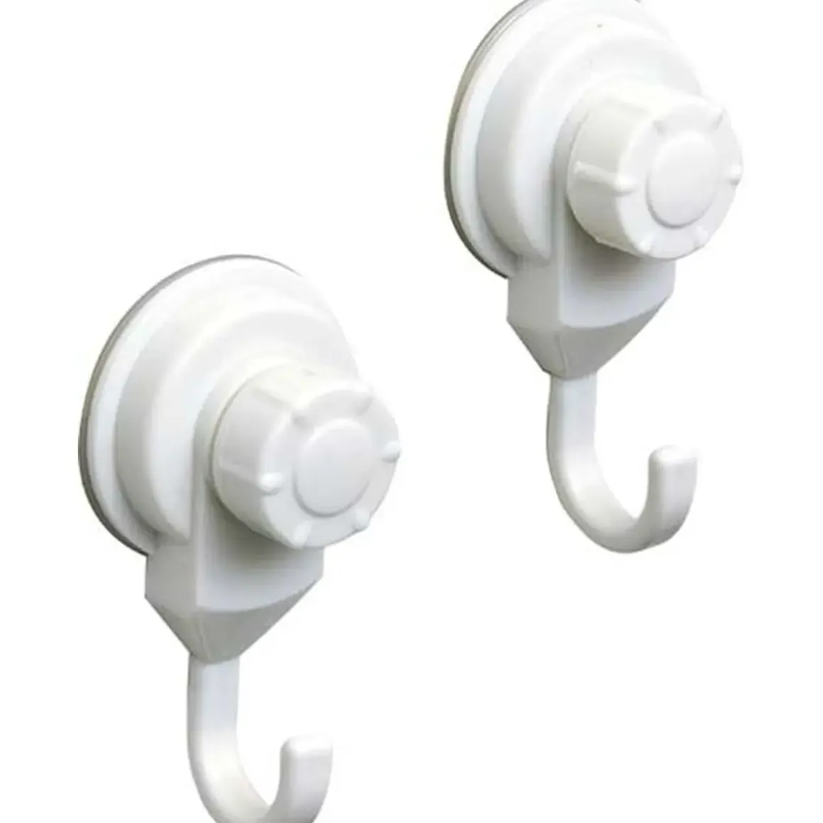 SET DE 2 CROCHETS PROMO PP SUR VENTOUSES BLANC