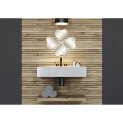 SET DE 4 MIROIRS COEURS 20X20CM 2MM UNI