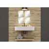 SET DE 4 MIROIRS VAGUES 28X30CM 2MM UNI