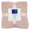 SET DE 5 SERVIETTES INVITE 30X30CM ROSE