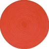 SET DE TABLE TRESSE ROND ROUGE
