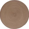 SET DE TABLE TRESSE ROND TAUPE