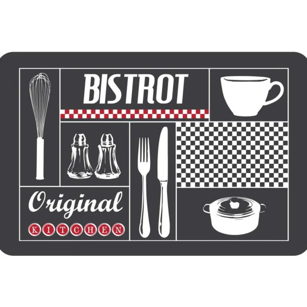 SET DE TABLE 28.5X44 CM POLYPROP OPAQUE BISTROT ORIGINAL