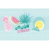 SET DE TABLE 28.5X44 CM POLYPROPYLENE OPAQUE HAPPY SUMMER