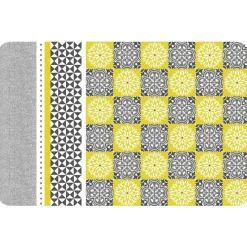 SET DE TABLE 28.5X44 CM POLYPROPYLENE OPAQUE AMARELLA