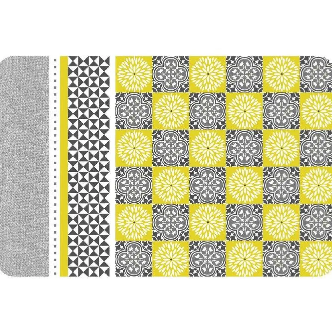 SET DE TABLE 28.5X44 CM POLYPROPYLENE OPAQUE AMARELLA