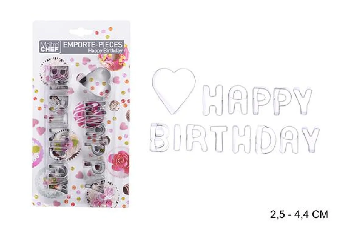 SET EMPORTE PIECES HAPPY BIRTHDAY