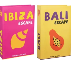 SET 2 FAUX LIVRES 27X17X4CM IBIZA 27X17X4CM BALI