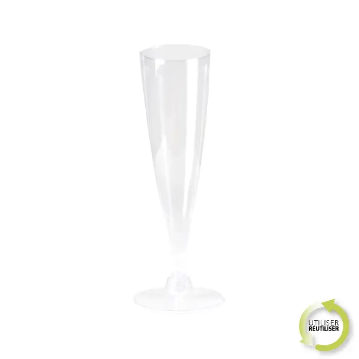 SET 6 FLUTES A CHAMPAGNE 14CL TRANSPARENT