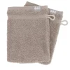 SET 2 GANTS TOILETTE 15X21CM COTON TAUPE