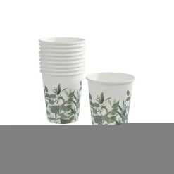 SET 10 GOBELETS CARTON 23CL EUCALYPTUS