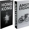 SET 2 LIVRES BOITES HONG KONG AMSTERDAM