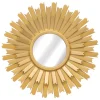 SET 3 MIROIRS AMED OR D.25CM