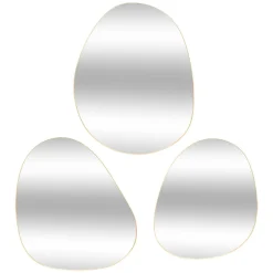 SET 3 MIROIRS METAL ORGA LIDA