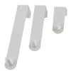 SET 3 PATERES ACIER INOXYDABLE PORTE BLANC
