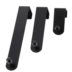 SET 3 PATERES ACIER INOXYDABLE PORTE NOIR