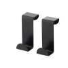 SET 2 PETITES PATERES ACIER INOXYDABLE A SUSPENDRE NOIR