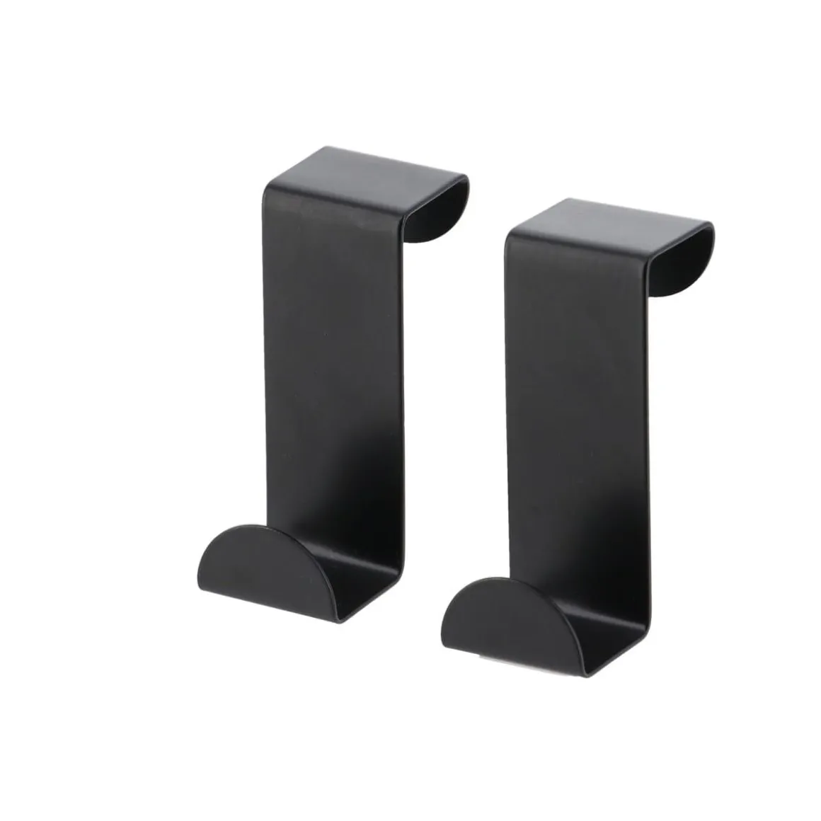 SET 2 PETITES PATERES ACIER INOXYDABLE A SUSPENDRE NOIR