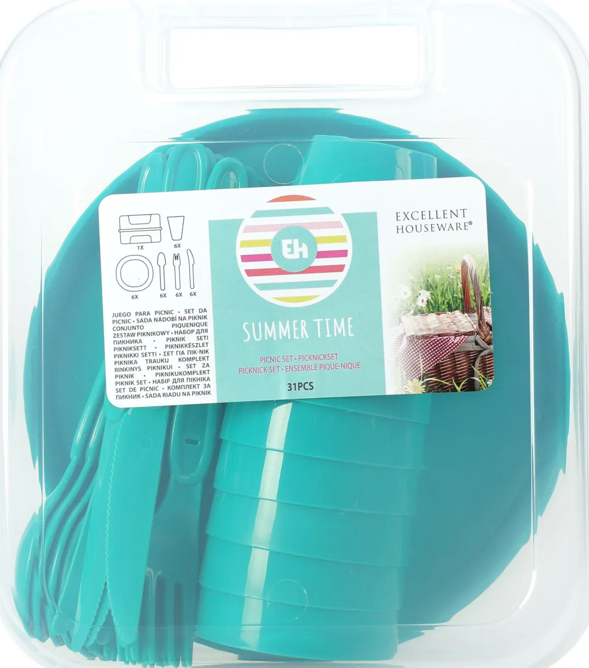 SET PIQUE NIQUE AVEC BOITE DE RANGEMENT