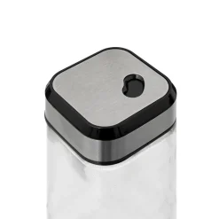 SET SALIERE ET POIVRIERE VERRE ET INOX