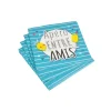 SET 20 SERVIETTES APERO 33X33CM