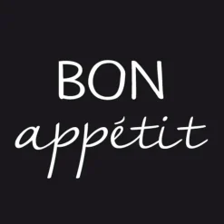 SET 20 SERVIETTES BON APPETIT 33X33CM