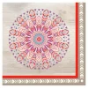 SET 20 SERVIETTES MANDALA 33X33CM