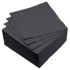 SET 40 SERVIETTES MICRO NOIR 38X38CM