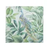 SET 20 SERVIETTES PAPIER 3 PLIS 33X33CM PAON MAJESTUEUX