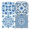 SET 20 SERVIETTES ZELLIGE 33X33CM