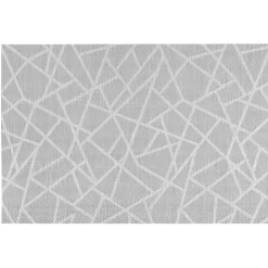 SET TABLE CRAQUELE GRIS 45X30CM