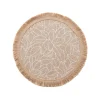 SET TABLE D.38CM JUTE IMPRIME ET FRANGES COLOMBIE