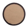 SET TABLE D.38CM JUTE UNI DARLA NOIR