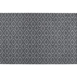 SET TABLE GEO NOIR 45X30CM