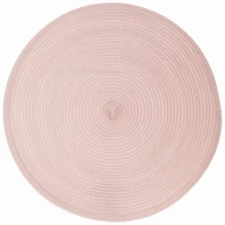 SET TABLE TRESSE ROND ROSE CLAIR