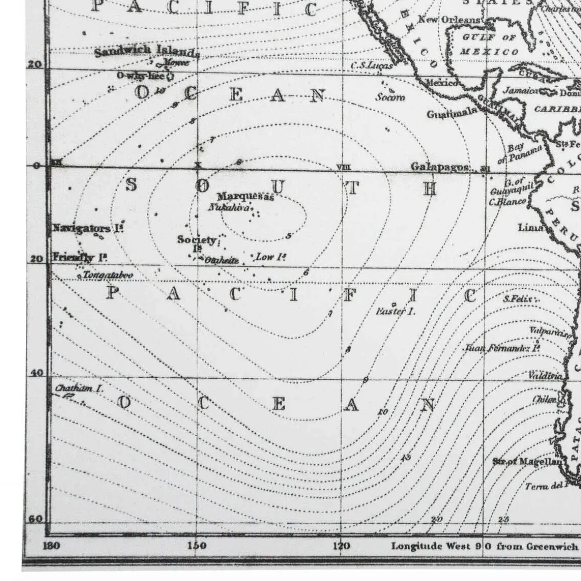 SET TABLE VINYL PLANISPHERE D.45X30CM