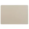 SET TABLE 30X43CM IMITATION CUIR BERGAME CREME