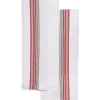 SET 2 TORCHONS GASTON 50X70CM COTON ROUGE
