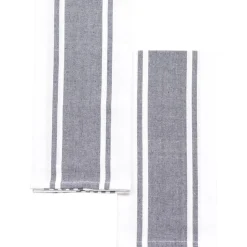 SET 2 TORCHONS LENA 50X70CM COTON POLYESTER BLEU