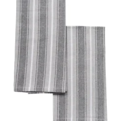 SET 2 TORCHONS LEON 40X60CM GRIS