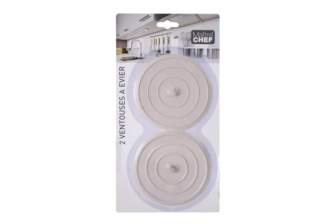 SET 2 VENTOUSES EVIER