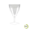 SET 6 VERRES A PIED EAU VIN 18CL BLANC