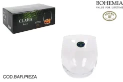 SET 6 VERRES CRISTAL DE BOHEME CLARA 410ML
