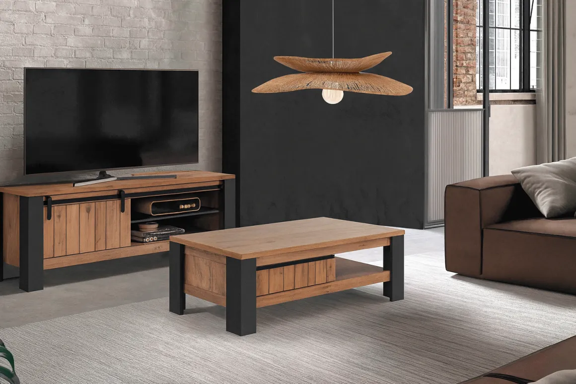 SIMON TABLE BASSE 117CM