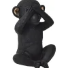 SINGE DE LA SAGESSE VUE NOIR OR
