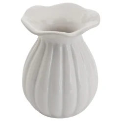 SOLIFLORE CERAMIQUE FLEUR DE ROSE H.11.8CM