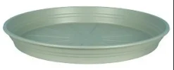 SOUCOUPE RONDE D.15CM VERT ARGILE