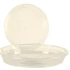 SOUCOUPE RONDE DIAM 19.5CM TRANSPARENT